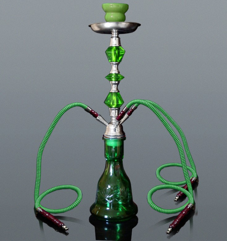 Hookah zöld vízipipa 3 csöves 57 cm